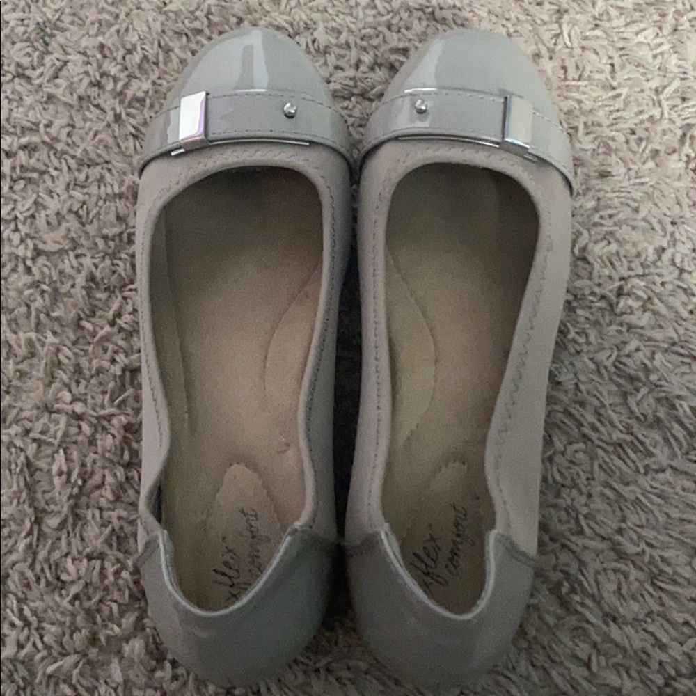 Tan shoes